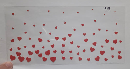 Red hearts