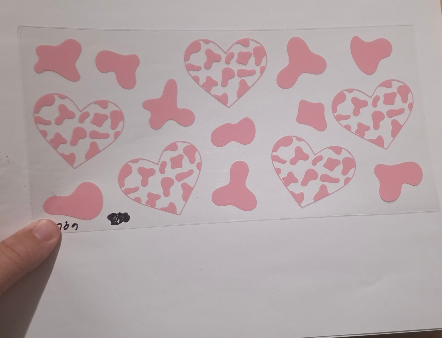 Cowprint hearts