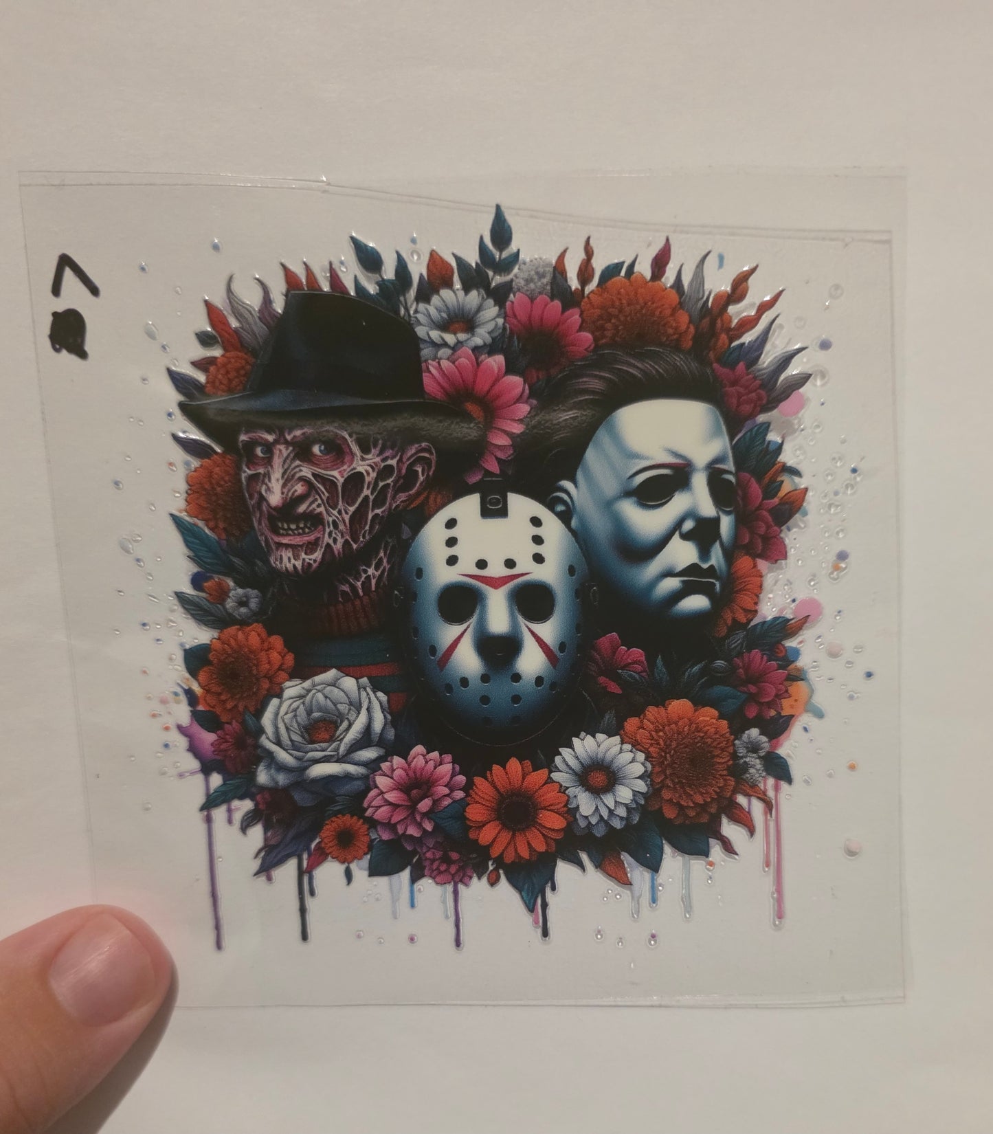 Freddy, Jason, and Michael and Flowers