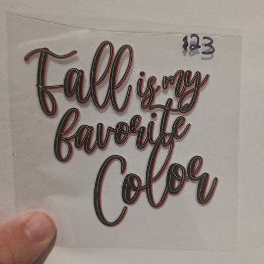 Fall is my Favorite color