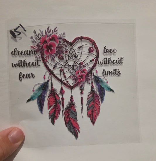 Heart dream catcher