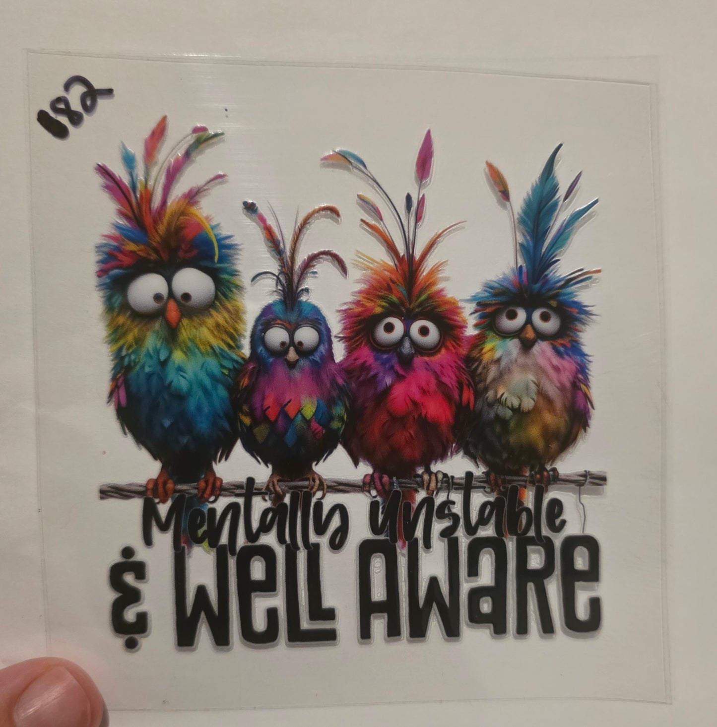 Mentally unstable & Well aware