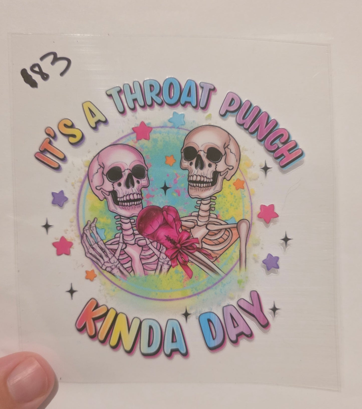 it's a throat punch kinda Day