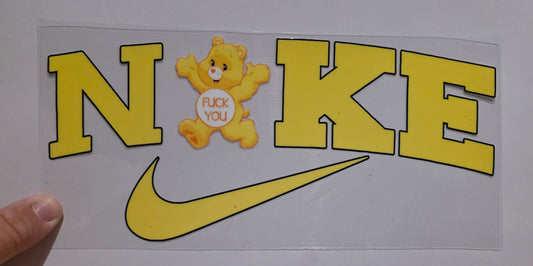 Nike with cussing carebear