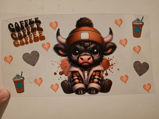 Coffee Highland cow