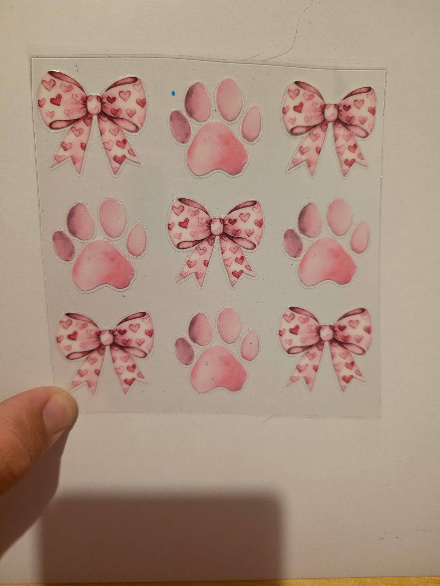 Dog Paw and Bows