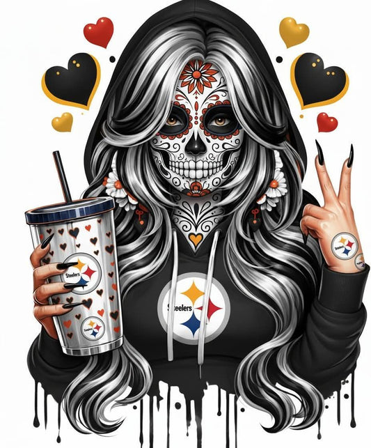 Skull girl makeup
