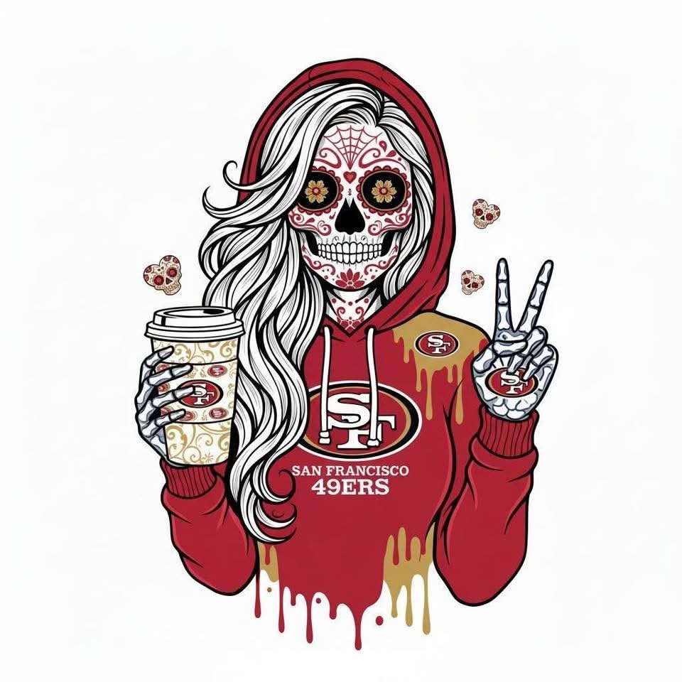 Skull makeup girl