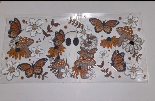 Ghost with butterflies
