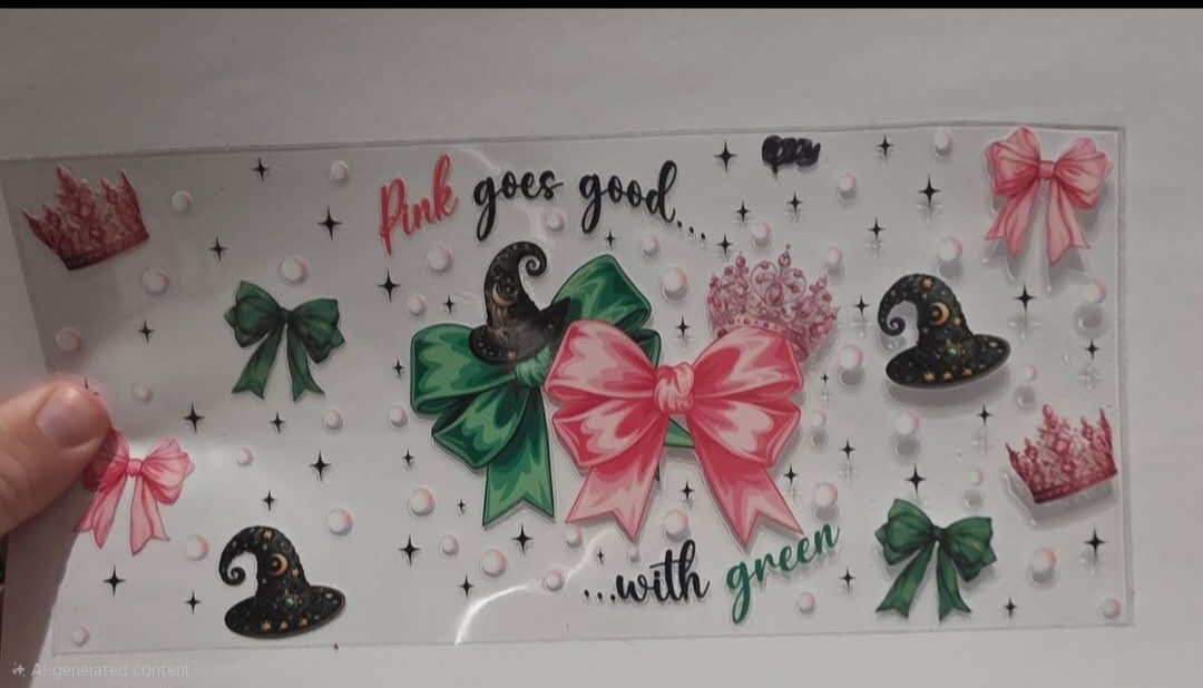 Pink goes good with green