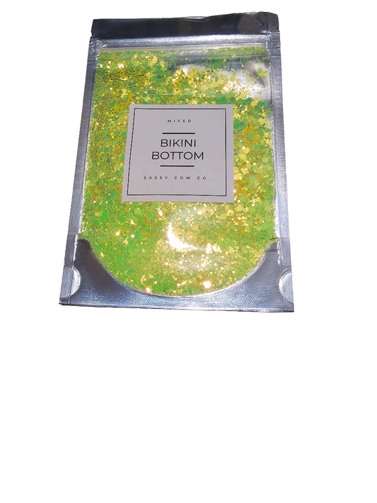 #517 Bikini Bottom Chunky Glitter