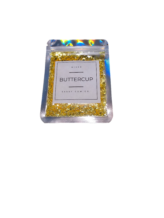 #518  ButterCup Chunky Glitter