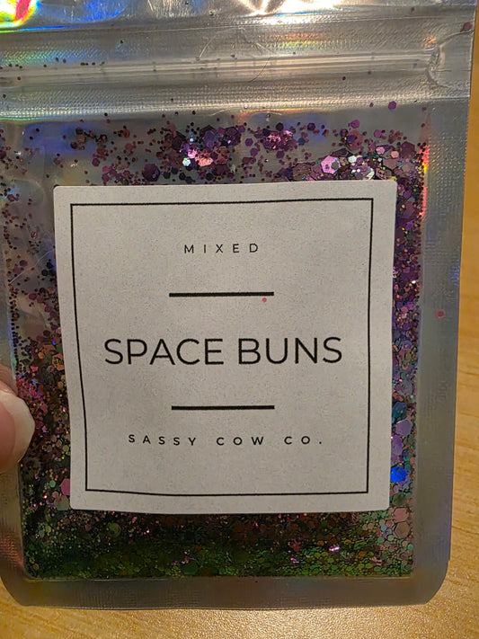 #770 Space Buns Chunky Glitter