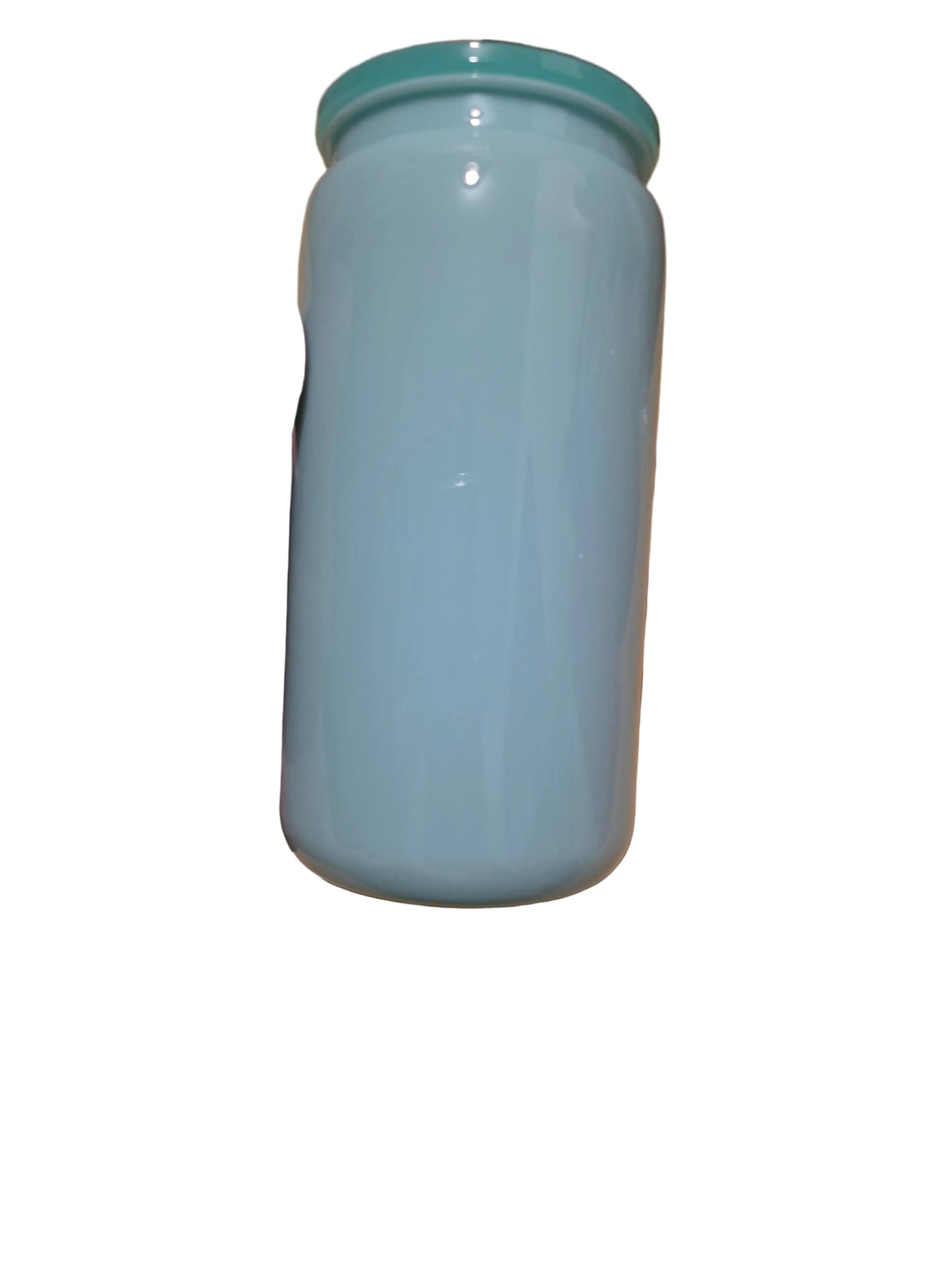 16 oz baby blue arylic mason jar
