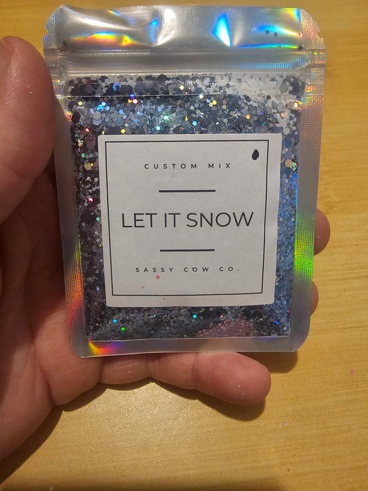 #469 Let It Snow Chunky Glitter