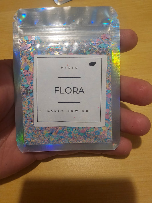 #496 Flora Chunky Glitter