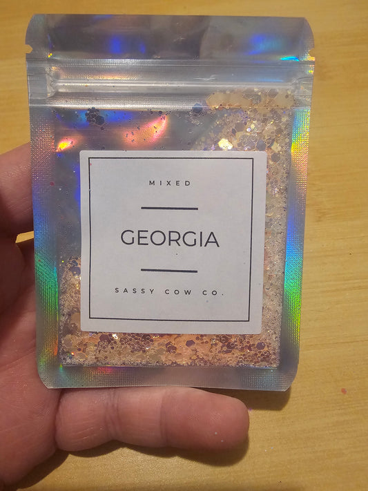 #466 Georgia Chunky Glitter