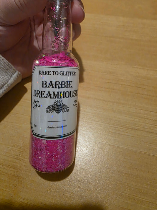 #728 Barbie Dream House Chunky Glitter