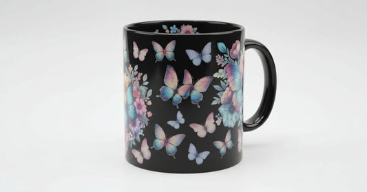 Butterflies and flowers